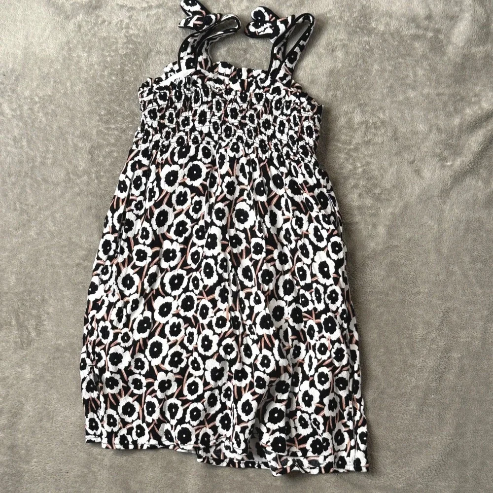 Diane von Furstenberg for Target Floral Smocked Dress Toddler 2T Girls Bow